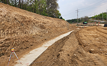 Digging the ground and Concrete pouring